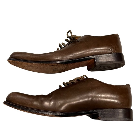 Men’s John Fluevog Brown Leather Derby Dress Shoes main image 5